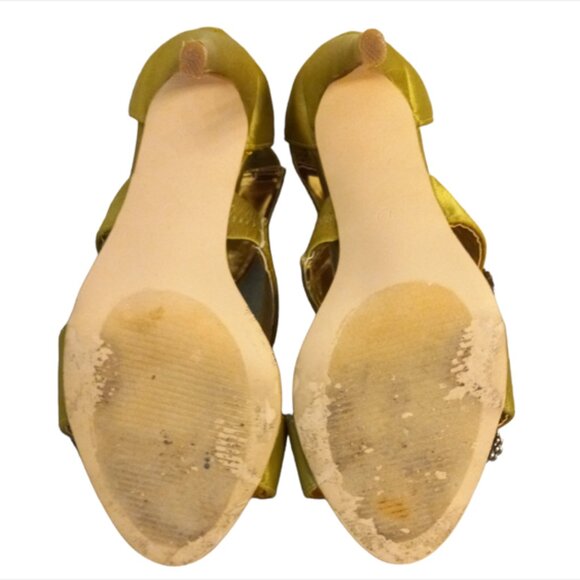 Cape Robbin Sexy Strappy Buckle Olive Stiletto Heels - Picture 7 of 12